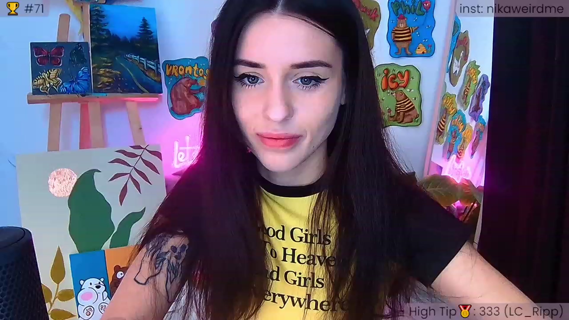 Gallery image thumbnail from WeirdNikusik's myfreecams stream on, 09/30/2023, 09:11 image 18 of 20