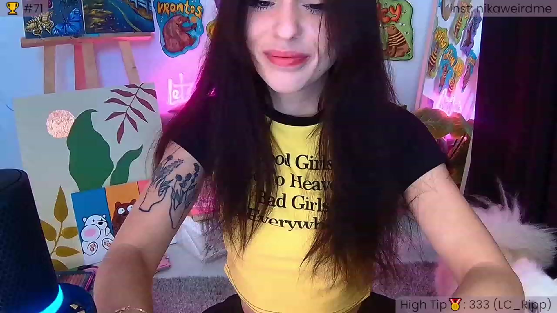 Gallery image thumbnail from WeirdNikusik's myfreecams stream on, 09/30/2023, 09:11 image 11 of 20