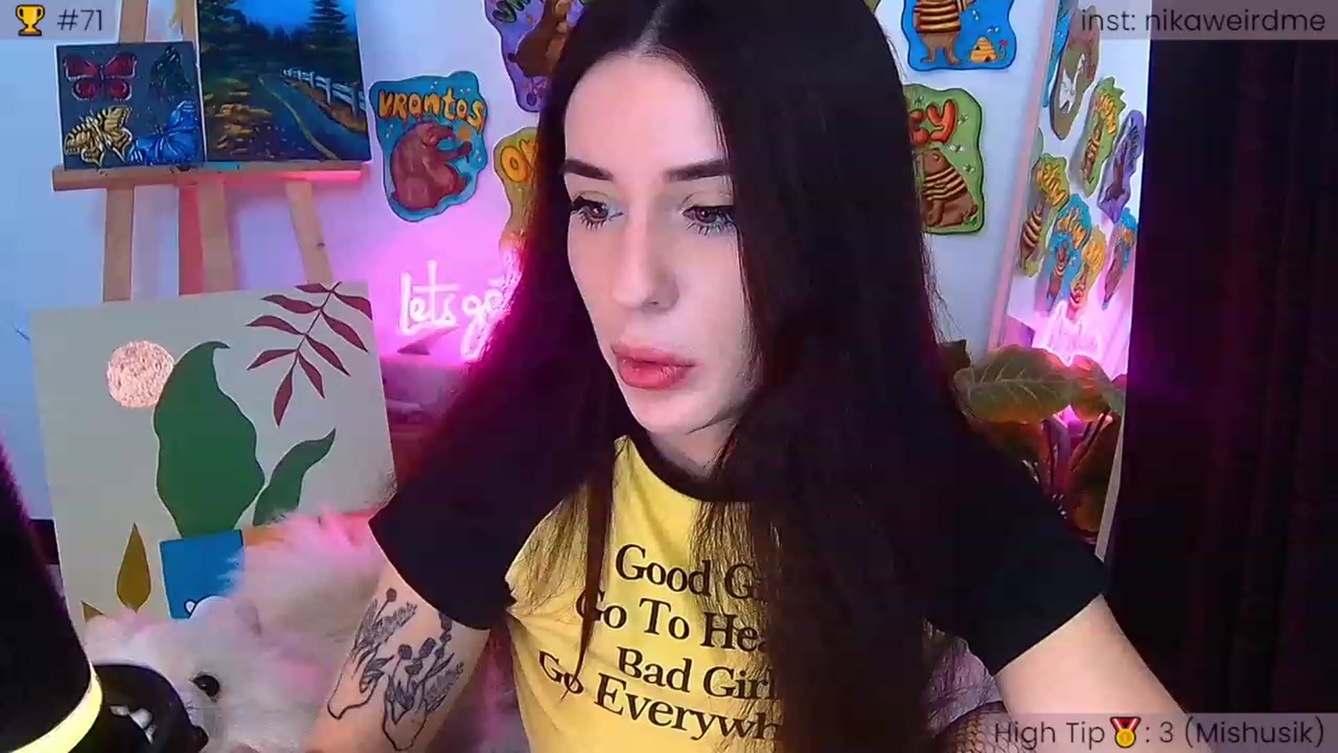 Gallery image thumbnail from WeirdNikusik's myfreecams stream on, 09/30/2023, 09:11 image 3 of 20