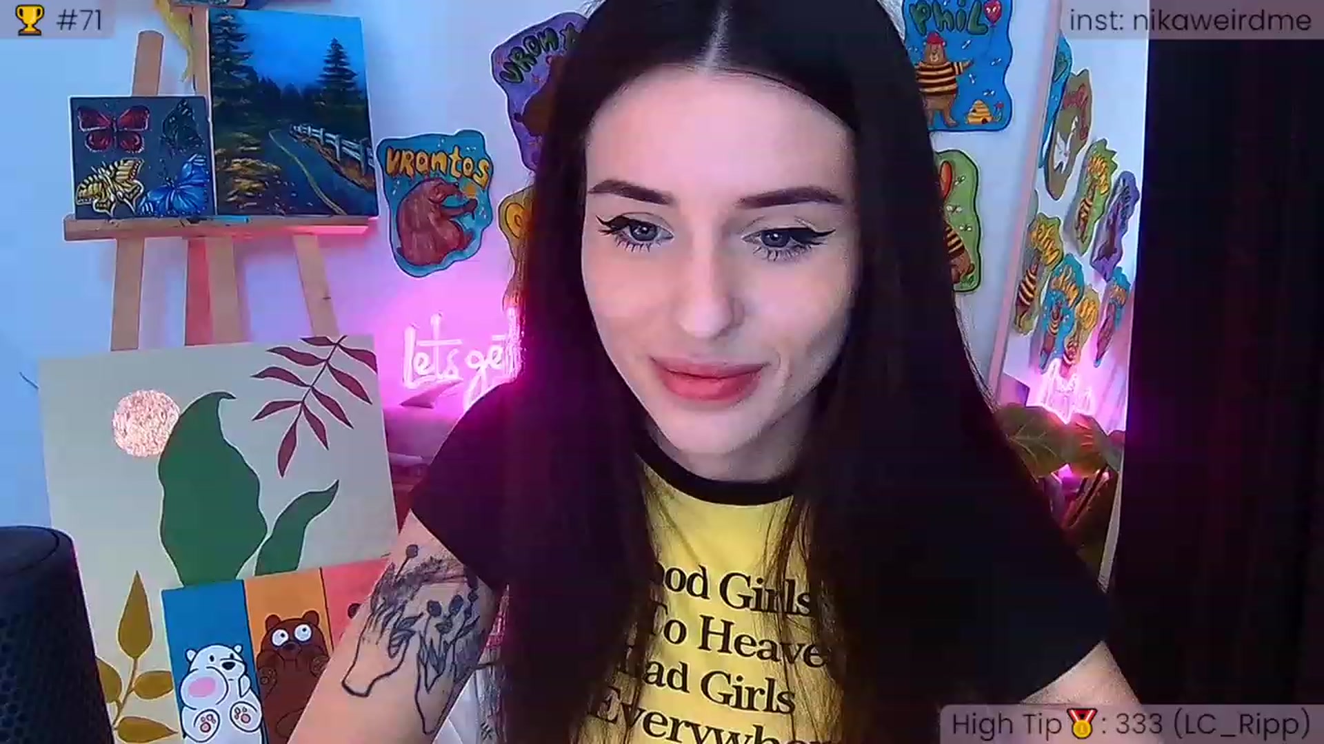 Gallery image thumbnail from WeirdNikusik's myfreecams stream on, 09/30/2023, 09:11 image 15 of 20