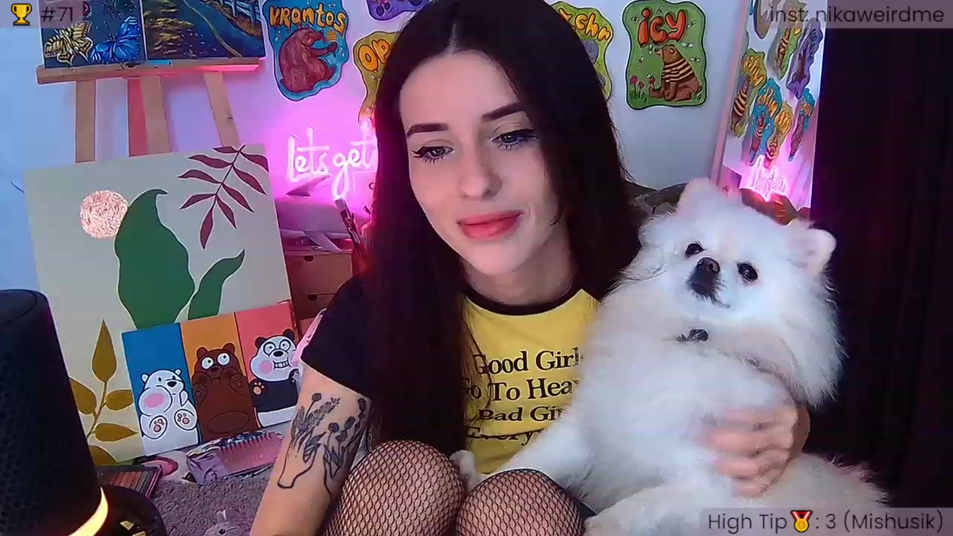 Gallery image thumbnail from WeirdNikusik's myfreecams stream on, 09/30/2023, 09:11 image 5 of 20