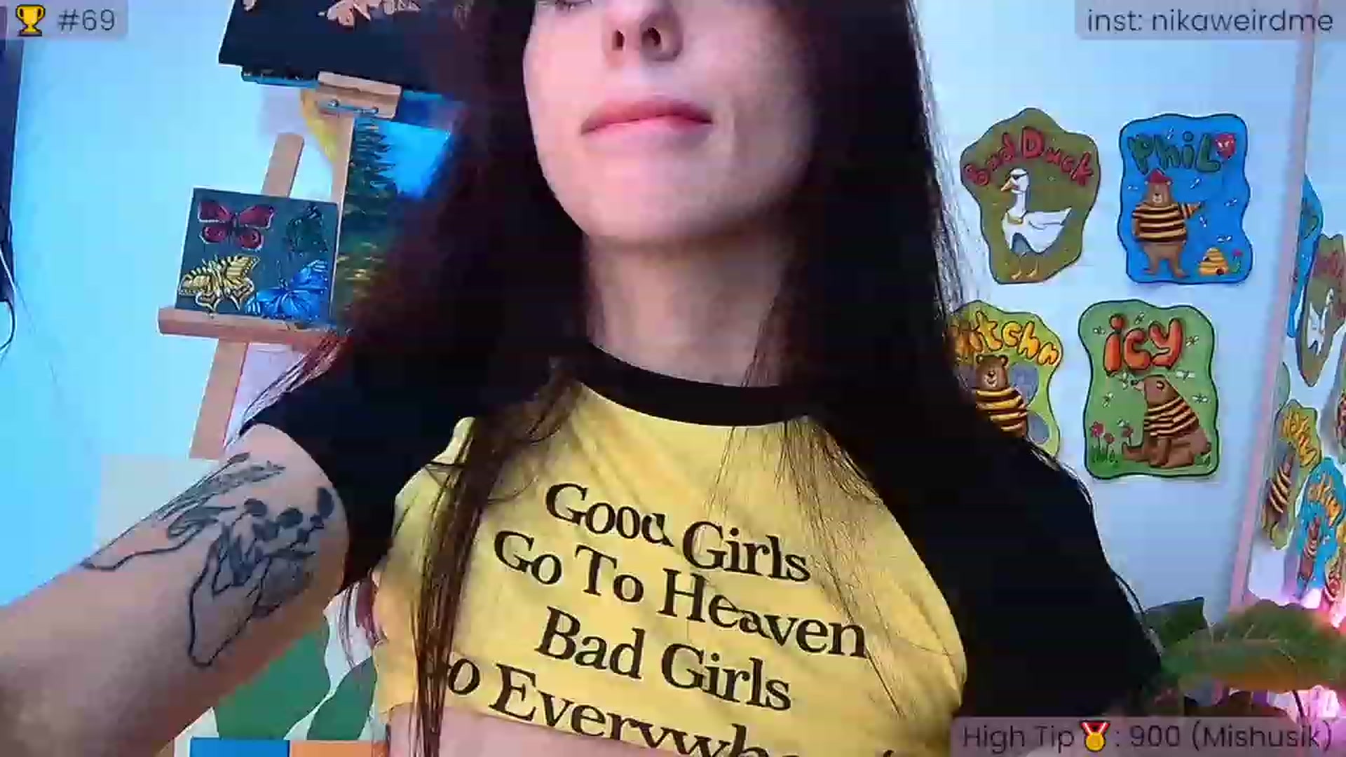 Gallery image thumbnail from WeirdNikusik's myfreecams stream on, 09/30/2023, 10:03 image 12 of 20