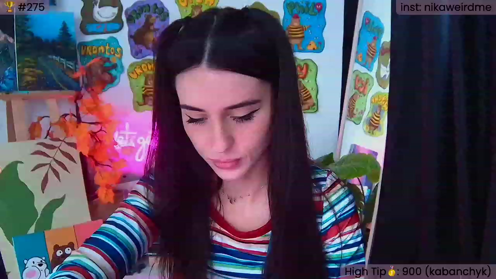 Gallery image thumbnail from WeirdNikusik's myfreecams stream on, 10/08/2023, 13:31 image 11 of 20