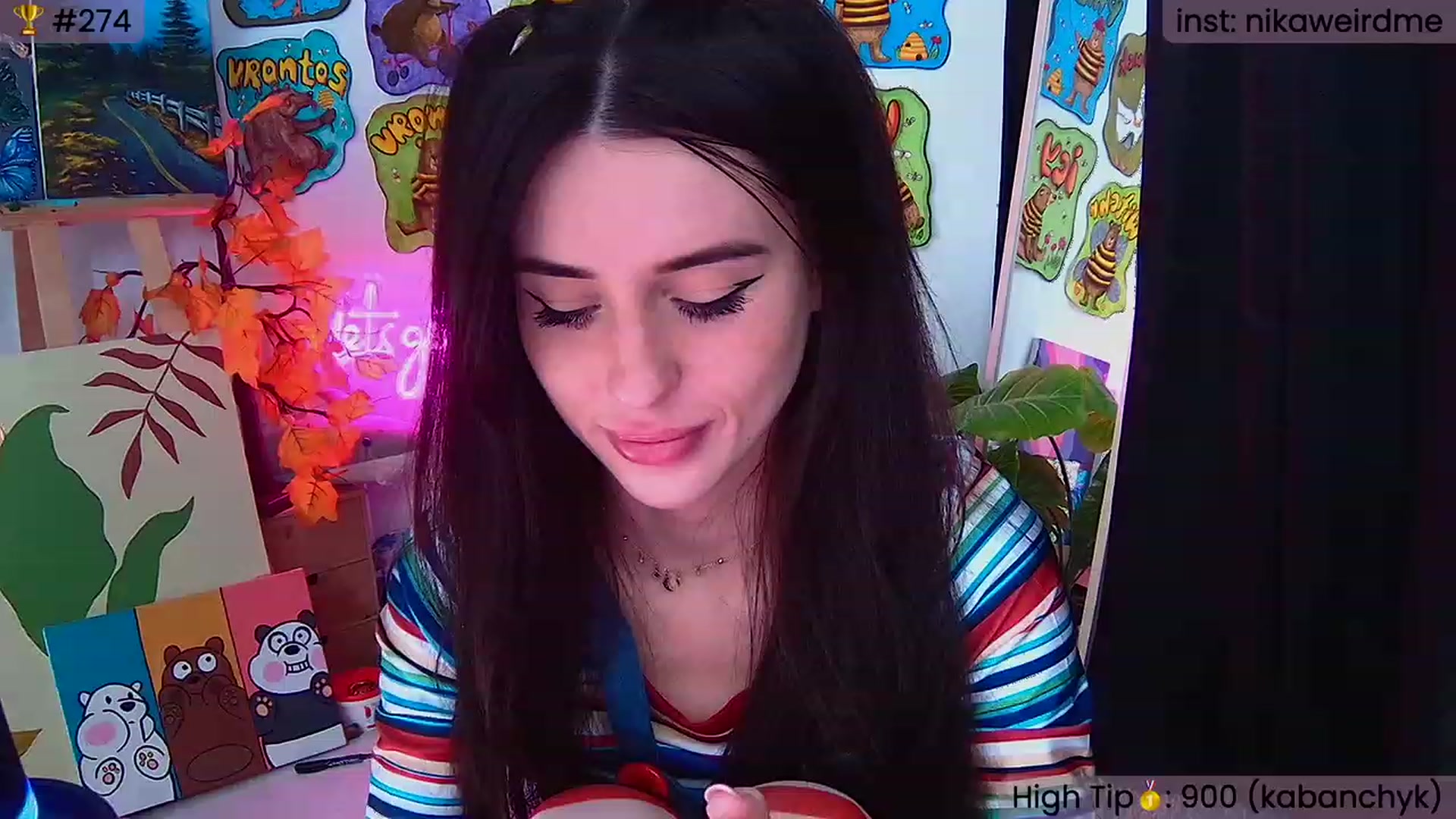 Gallery image thumbnail from WeirdNikusik's myfreecams stream on, 10/08/2023, 13:31 image 5 of 20