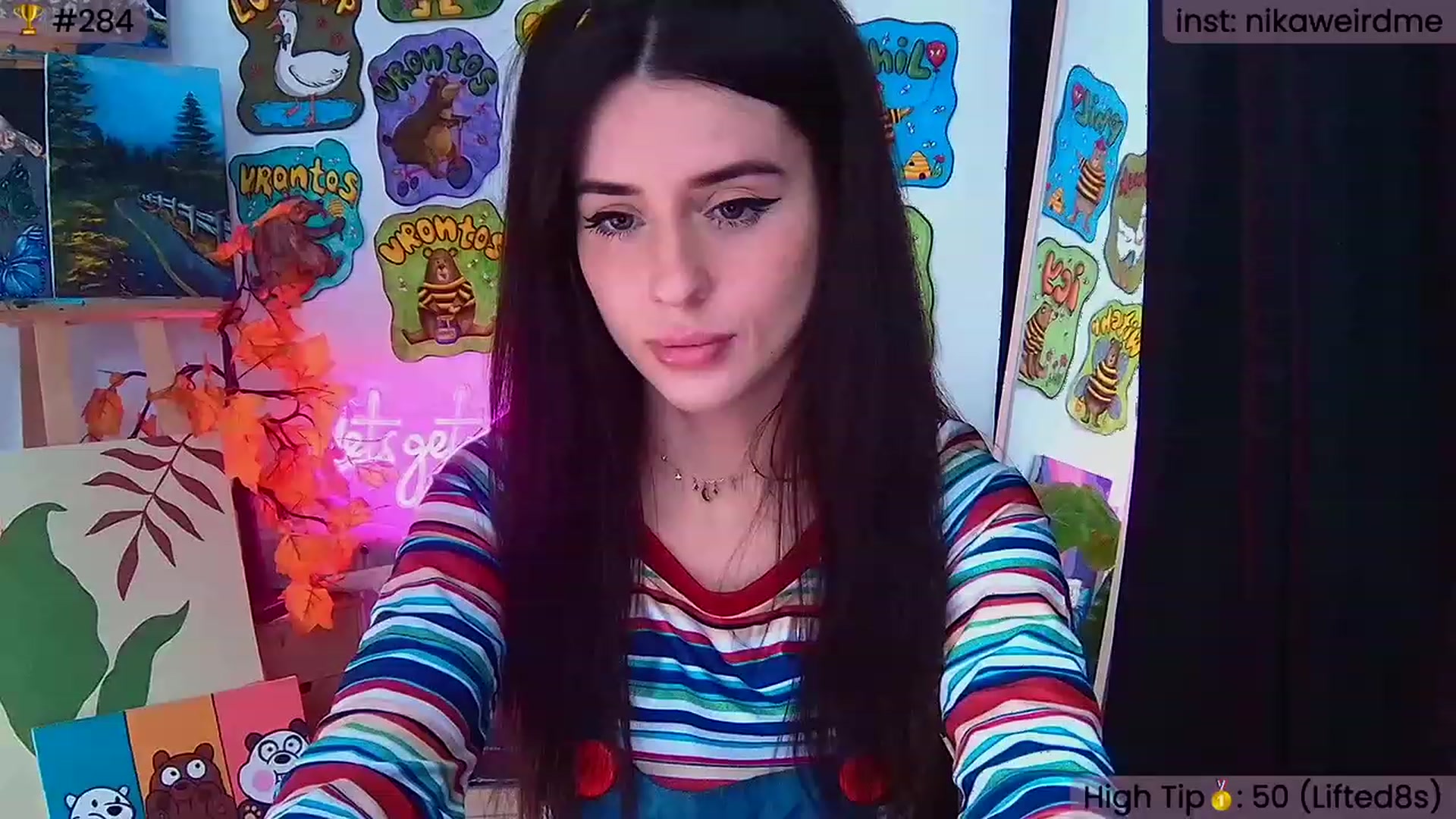 Gallery image thumbnail from WeirdNikusik's myfreecams stream on, 10/08/2023, 13:31 image 2 of 20