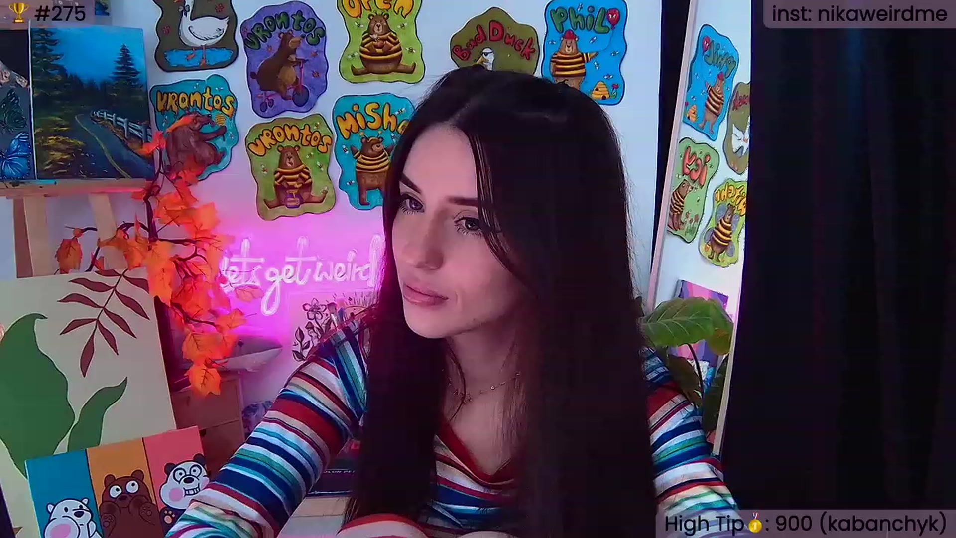 Gallery image thumbnail from WeirdNikusik's myfreecams stream on, 10/08/2023, 13:31 image 13 of 20