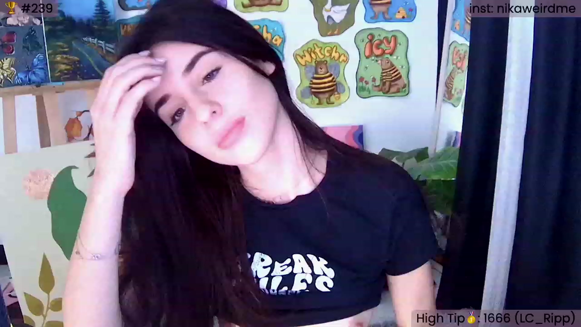 Gallery image thumbnail from WeirdNikusik's myfreecams stream on, 10/16/2023, 10:38 image 9 of 20