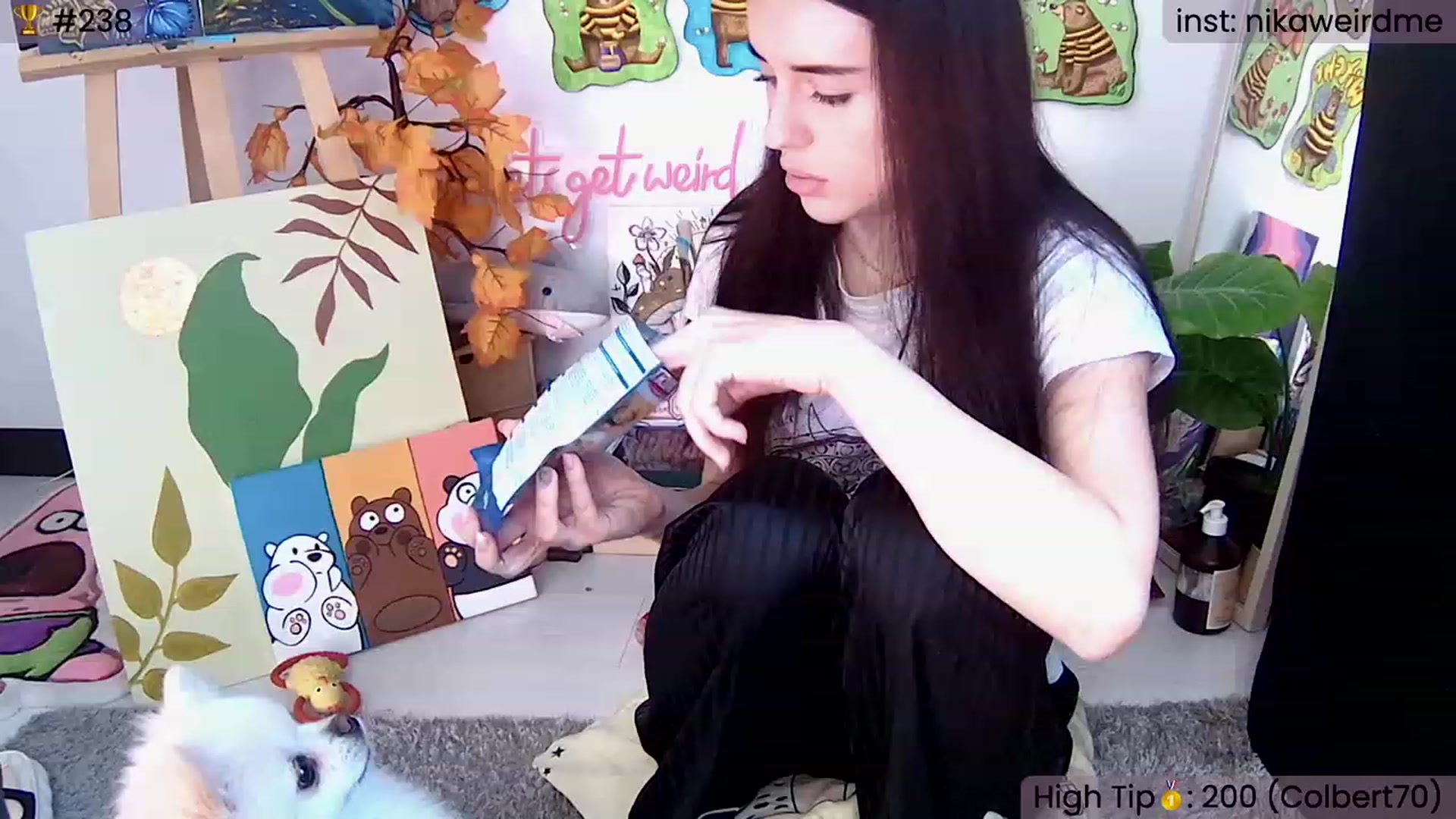 Gallery image thumbnail from WeirdNikusik's myfreecams stream on, 10/20/2023, 10:24 image 20 of 20