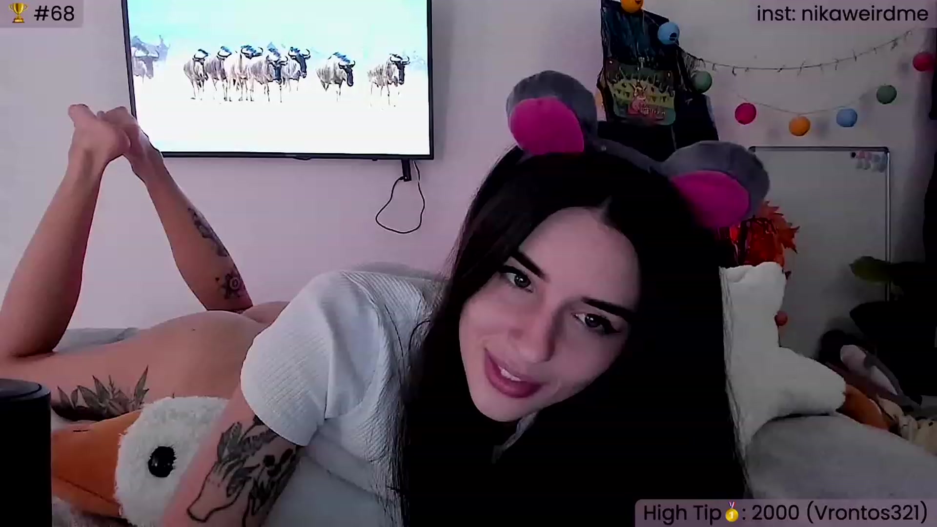 Gallery image thumbnail from WeirdNikusik's myfreecams stream on, 11/18/2023, 12:17 image 5 of 20