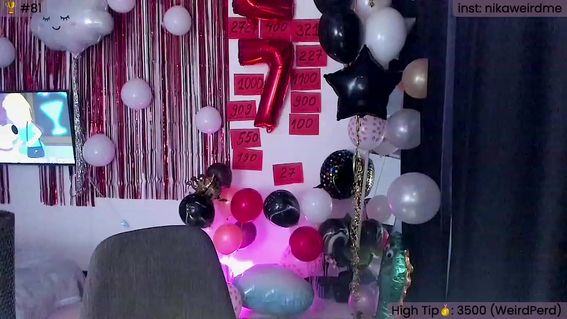 Gallery image thumbnail from WeirdNikusik's myfreecams stream on, 11/25/2023, 12:56 image 15 of 20
