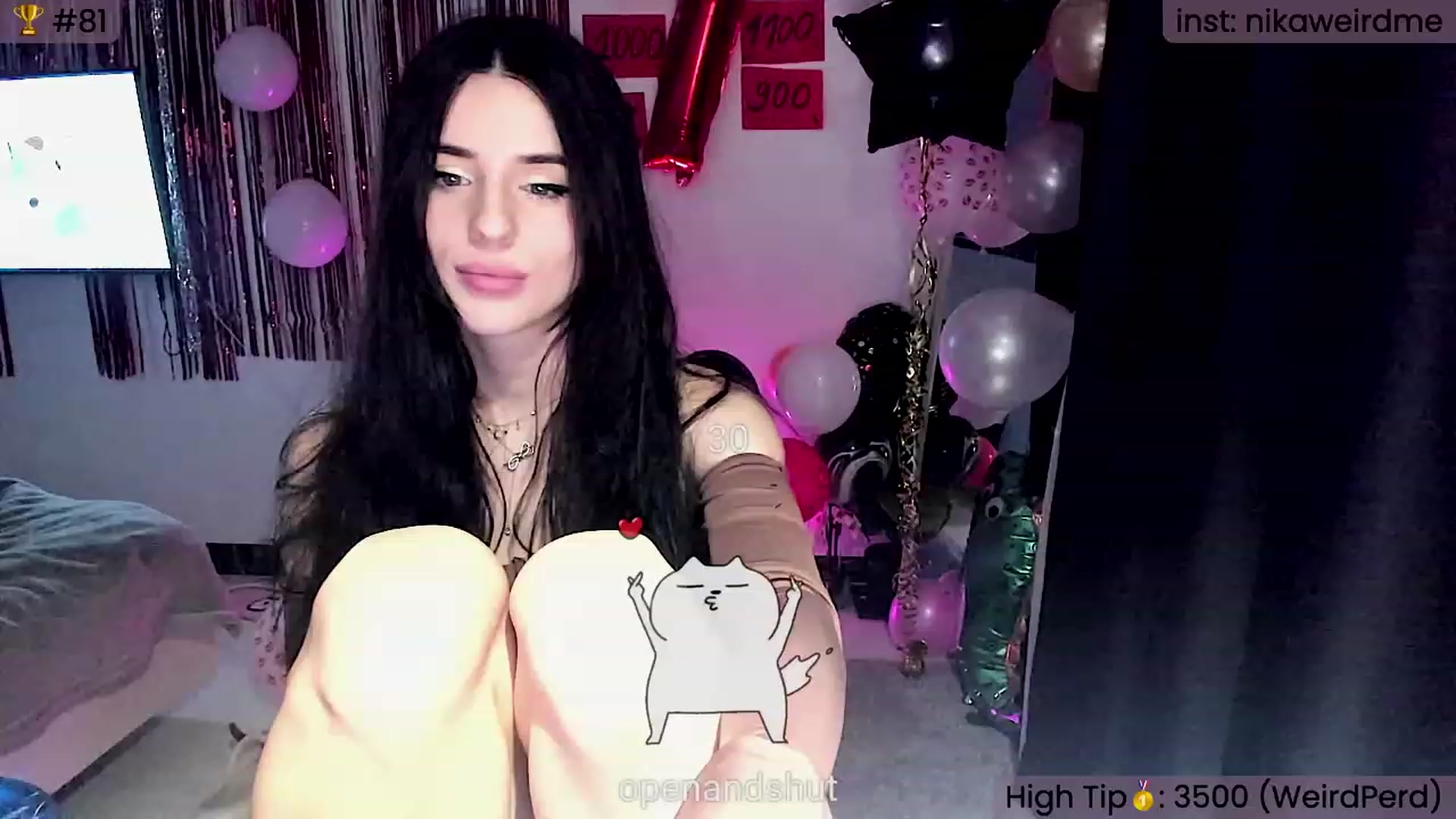Gallery image thumbnail from WeirdNikusik's myfreecams stream on, 11/25/2023, 13:37 image 14 of 20