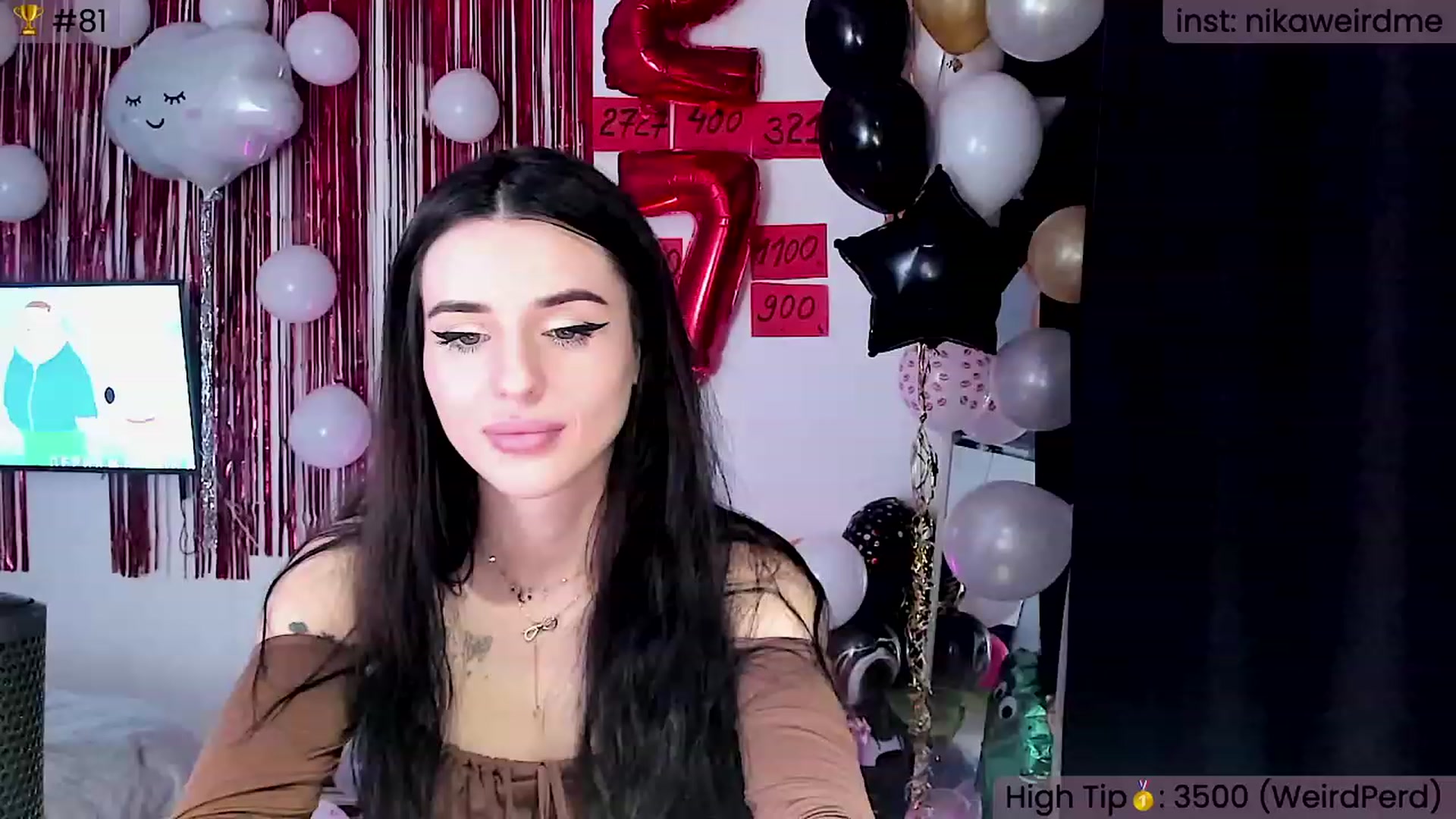 Gallery image thumbnail from WeirdNikusik's myfreecams stream on, 11/25/2023, 13:37 image 13 of 20