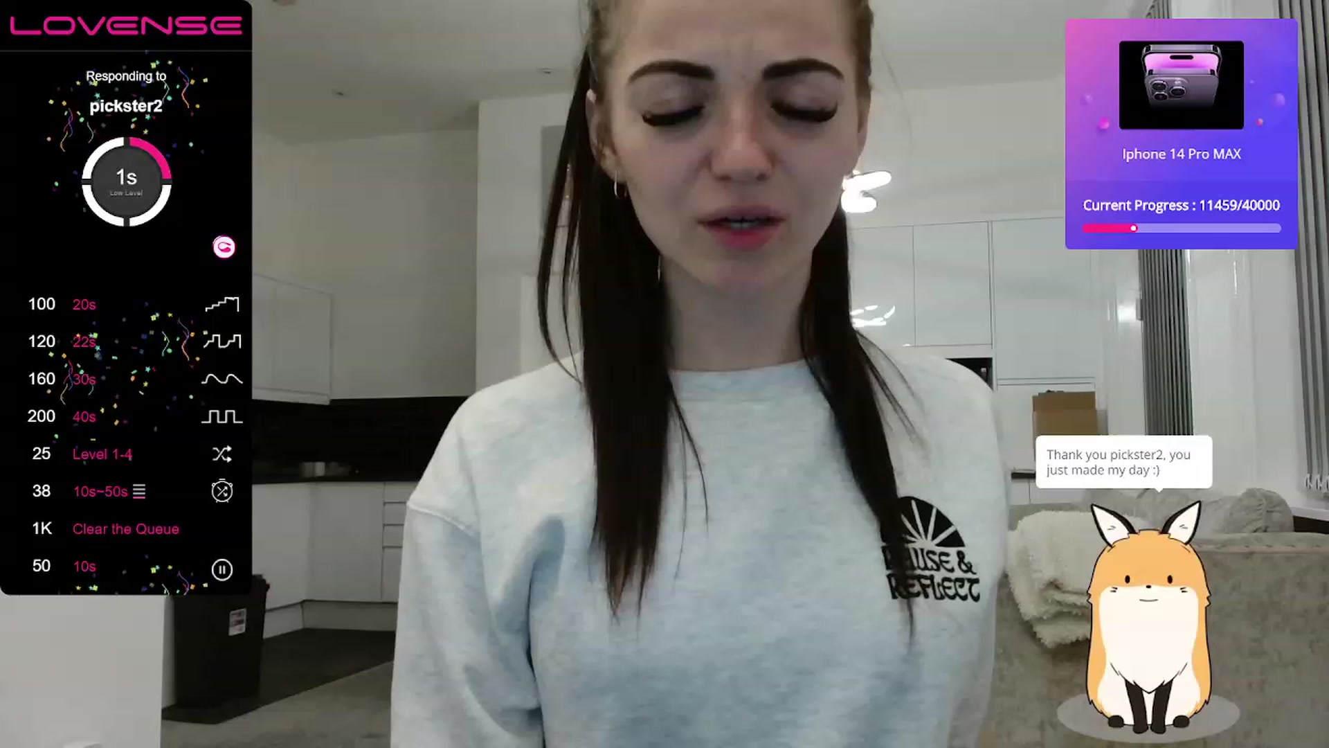 Gallery image thumbnail from White_Moon_X's myfreecams stream on, 04/07/2023, 20:47 image 18 of 20