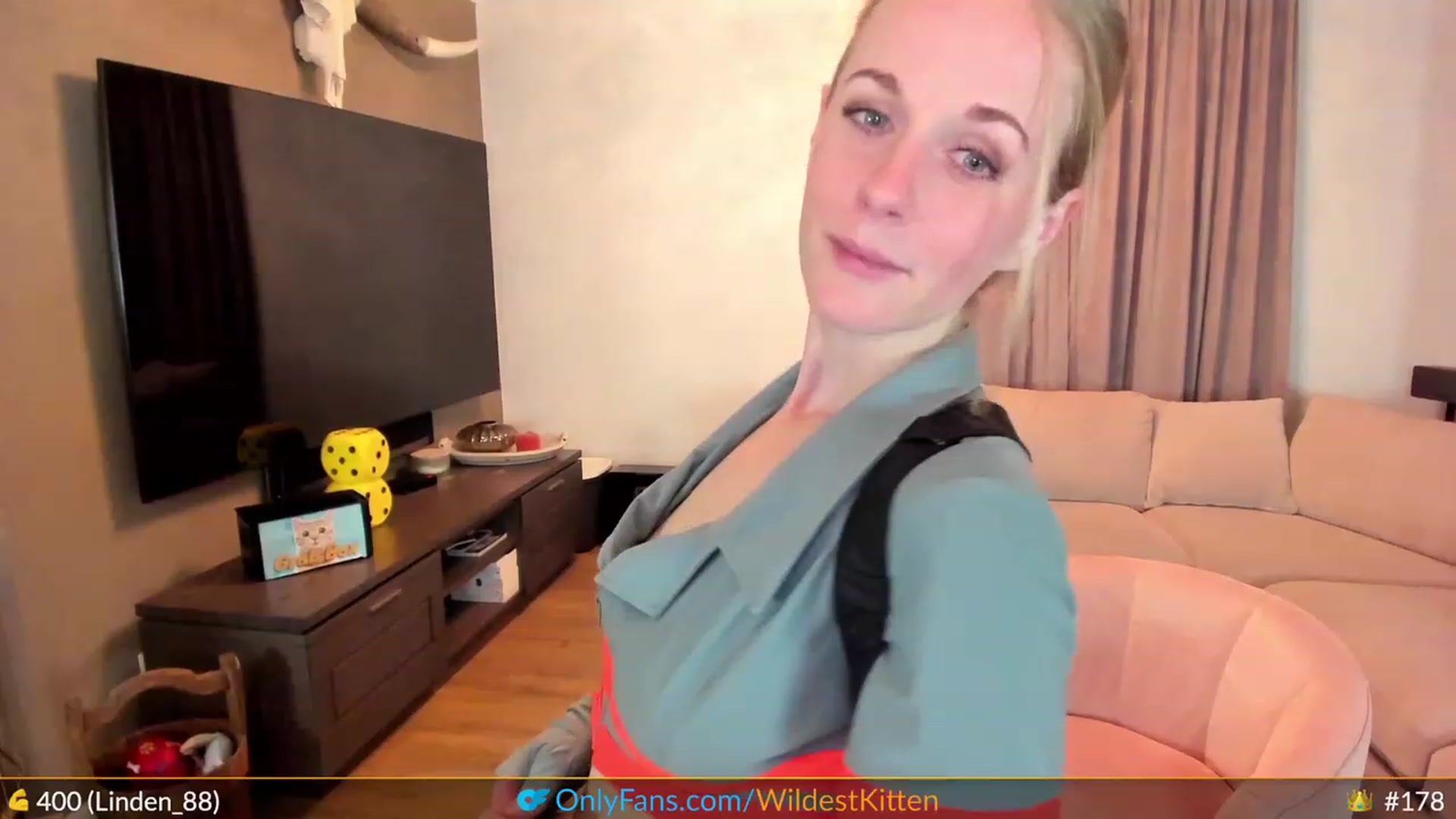 Gallery image thumbnail from WildestKitten's myfreecams stream on, 04/25/2023, 23:05 image 8 of 20