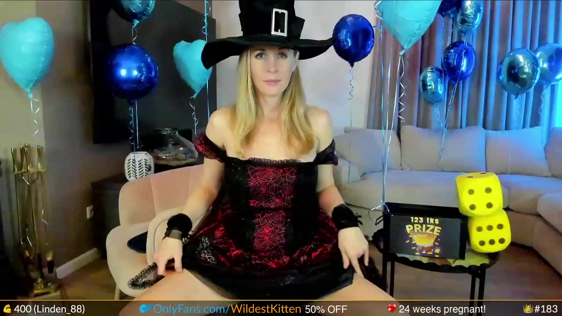 Gallery image thumbnail from WildestKitten's myfreecams stream on, 10/31/2023, 22:26 image 18 of 20