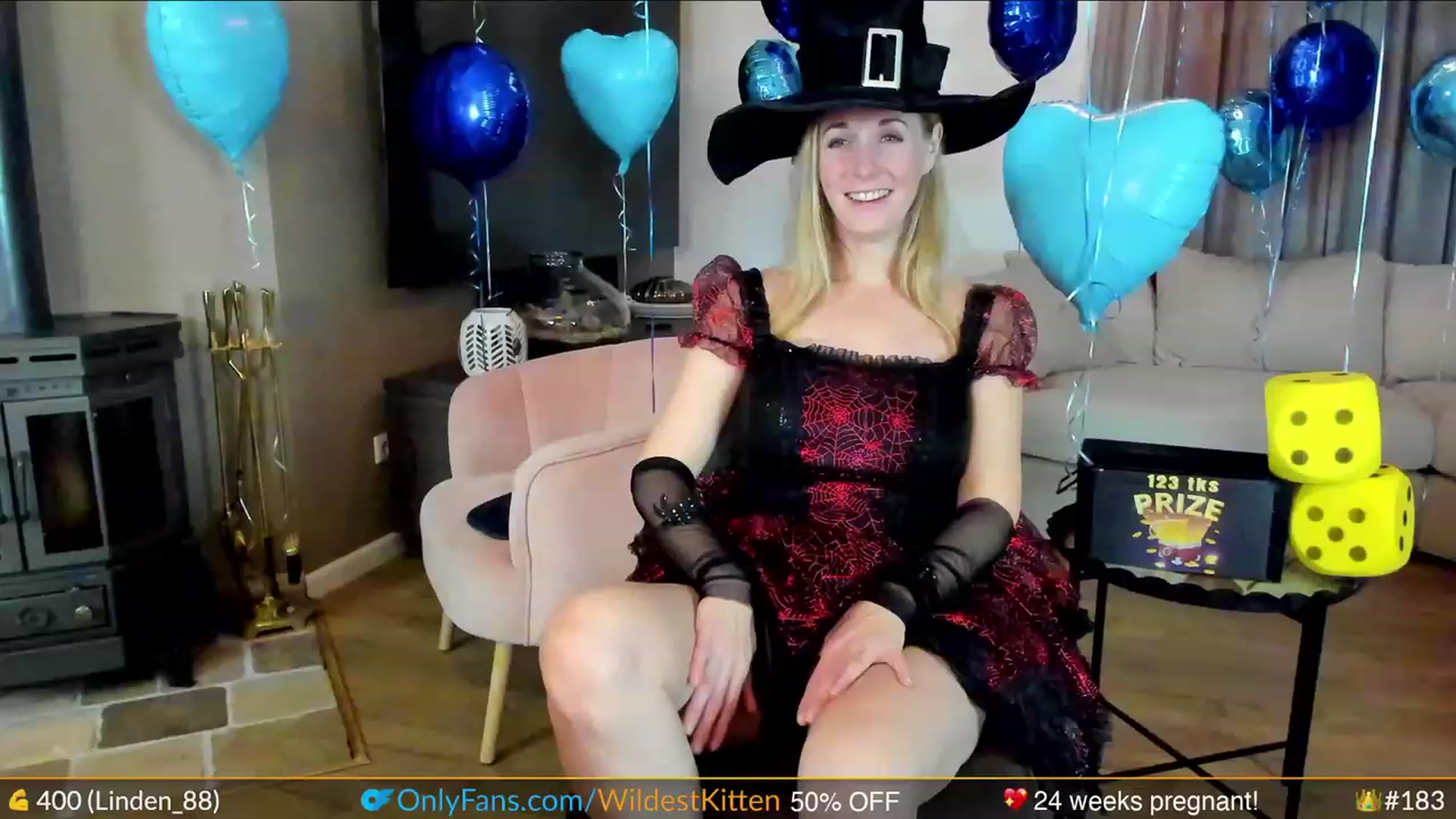 Gallery image thumbnail from WildestKitten's myfreecams stream on, 10/31/2023, 22:26 image 14 of 20