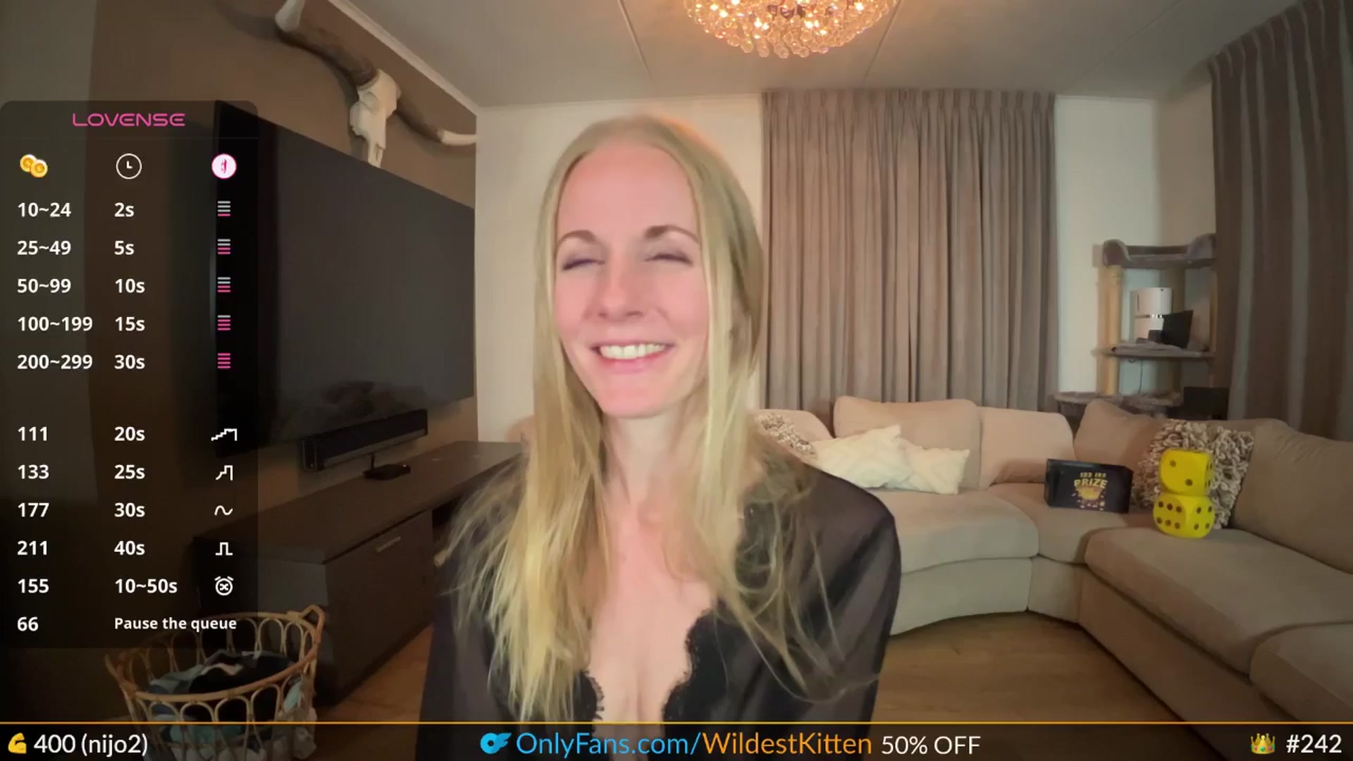 Gallery image thumbnail from WildestKitten's myfreecams stream on, 05/09/2025, 23:53 image 6 of 20