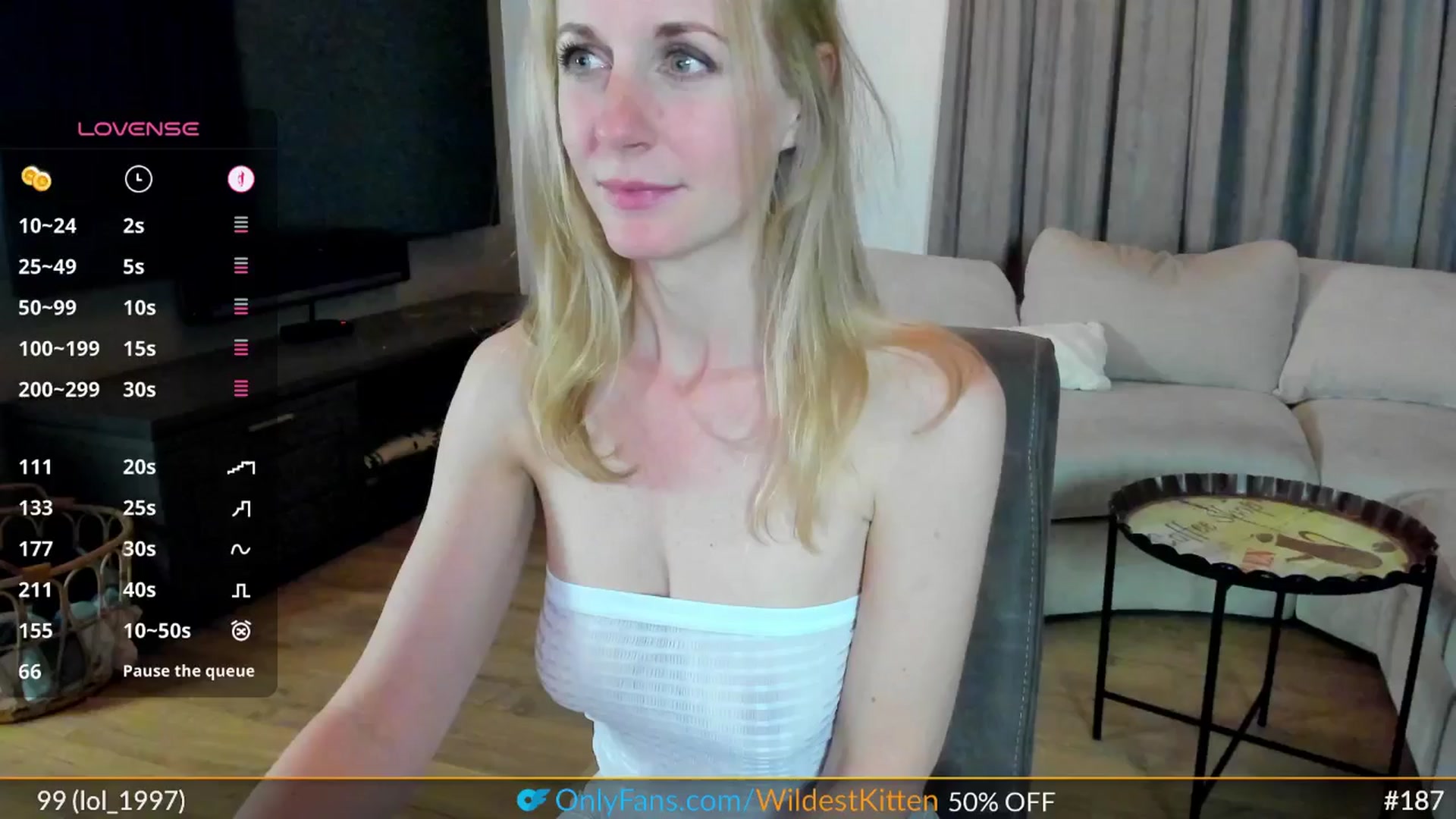 Gallery image thumbnail from WildestKitten's myfreecams stream on, 05/13/2025, 20:50 image 14 of 20