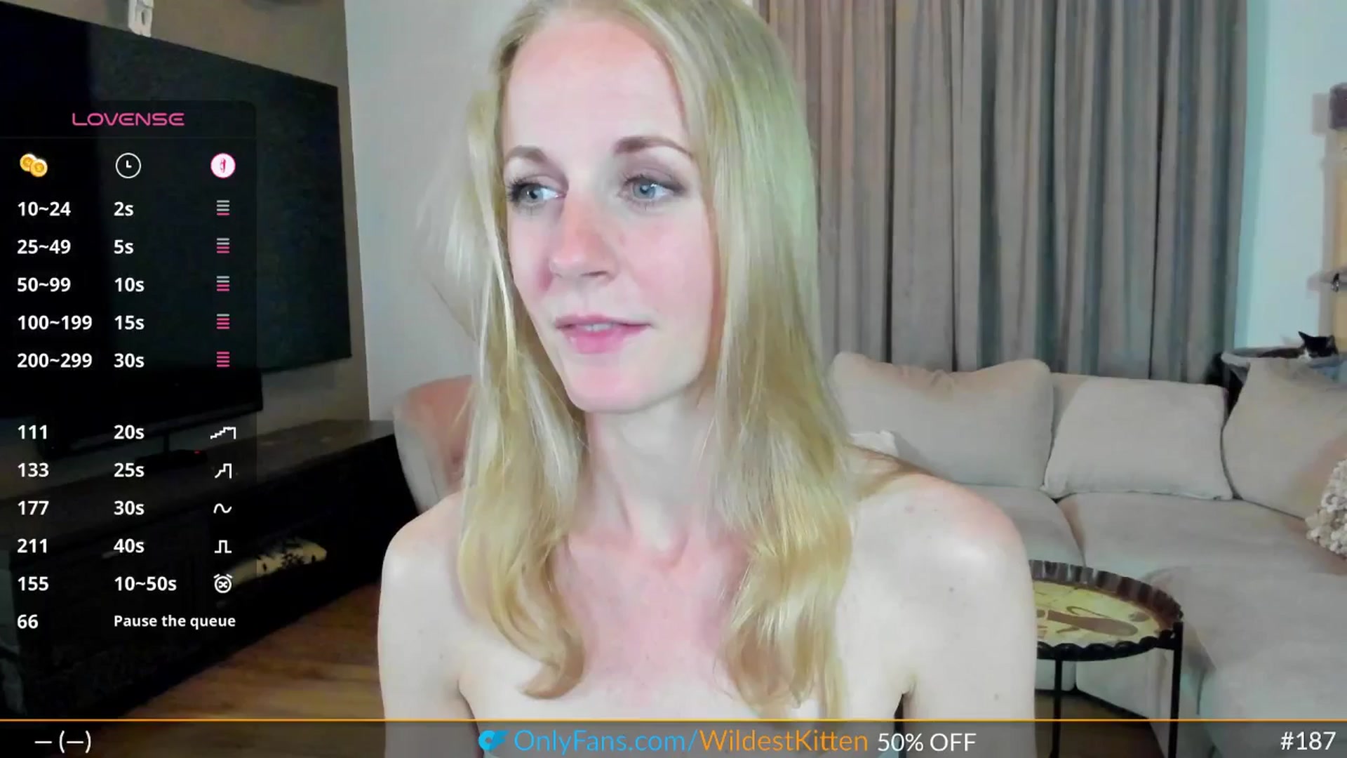 Gallery image thumbnail from WildestKitten's myfreecams stream on, 05/13/2025, 20:50 image 3 of 20