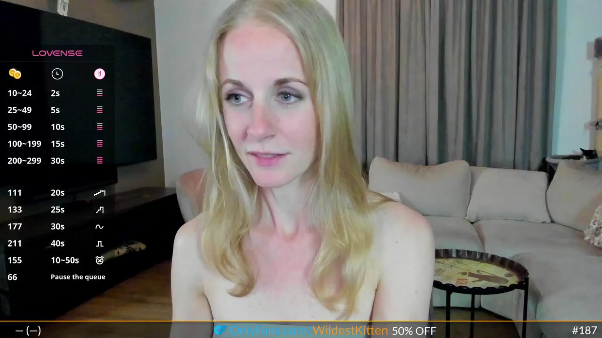 Gallery image thumbnail from WildestKitten's myfreecams stream on, 05/13/2025, 20:50 image 2 of 20