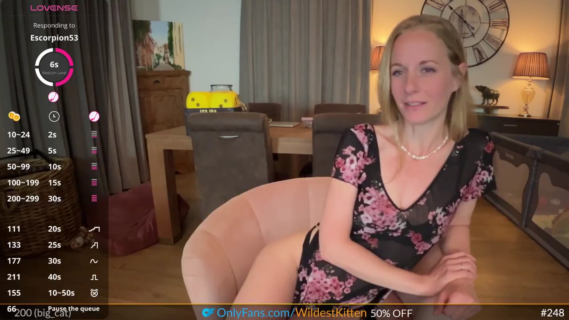 Gallery image thumbnail from WildestKitten's myfreecams stream on, 05/20/2025, 03:00 image 17 of 20