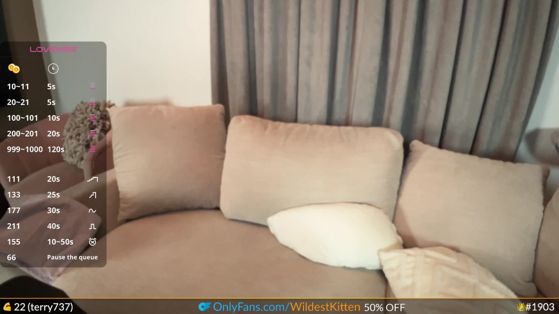 Gallery image thumbnail from WildestKitten's myfreecams stream on, 07/12/2025, 04:15 image 7 of 20
