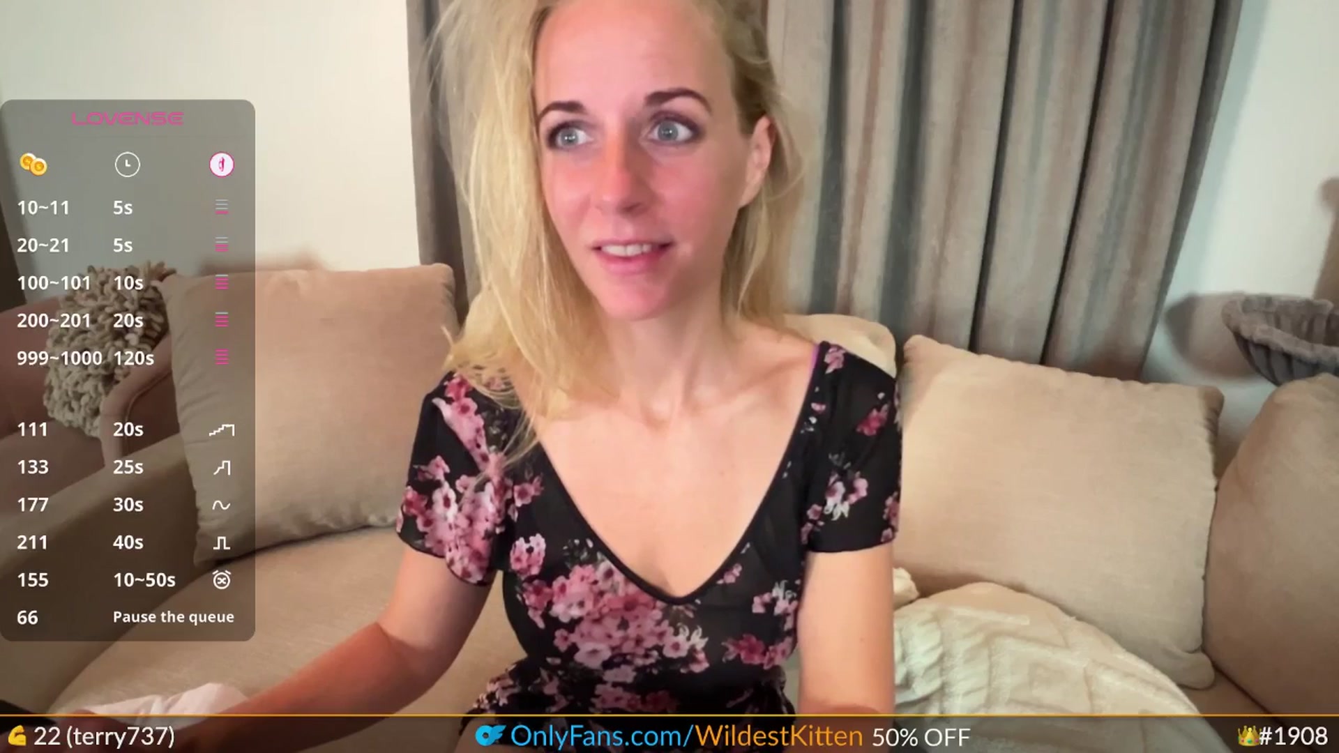Gallery image thumbnail from WildestKitten's myfreecams stream on, 07/12/2025, 04:15 image 3 of 20