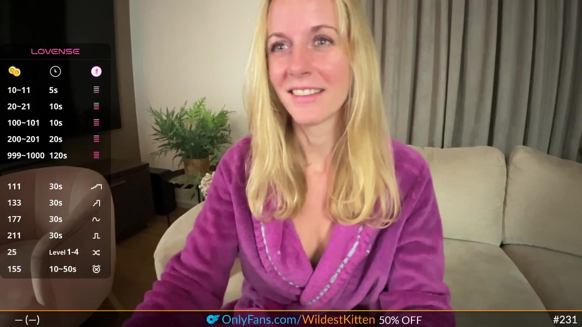 Gallery image thumbnail from WildestKitten's myfreecams stream on, 08/04/2025, 02:33 image 1 of 20
