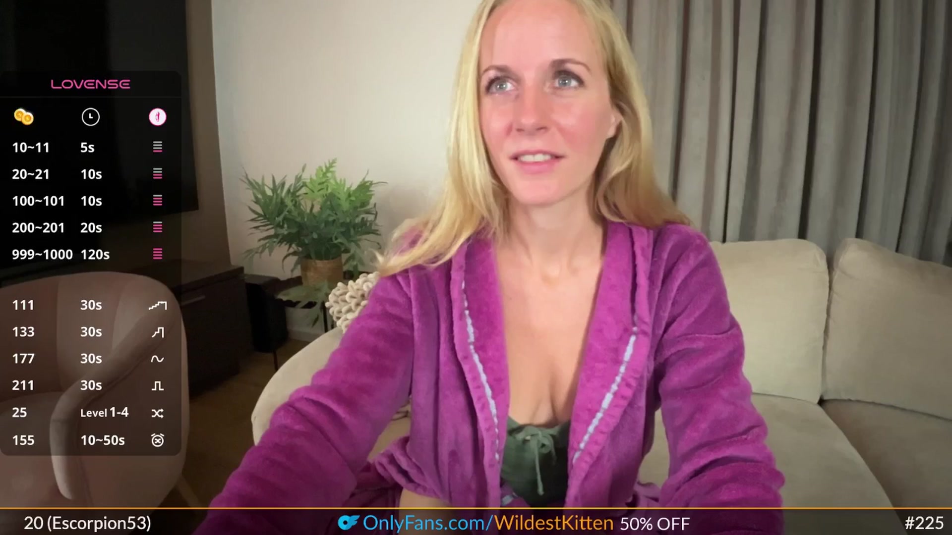 Gallery image thumbnail from WildestKitten's myfreecams stream on, 08/04/2025, 02:33 image 14 of 20