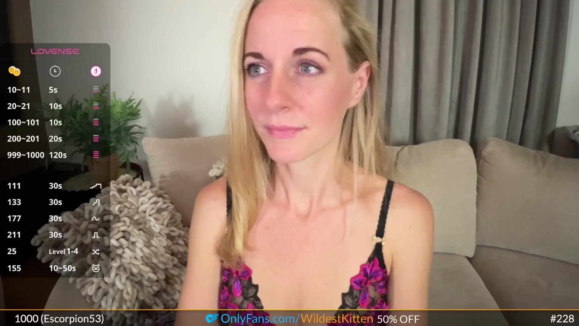 Gallery image thumbnail from WildestKitten's myfreecams stream on, 08/11/2025, 04:19 image 4 of 20