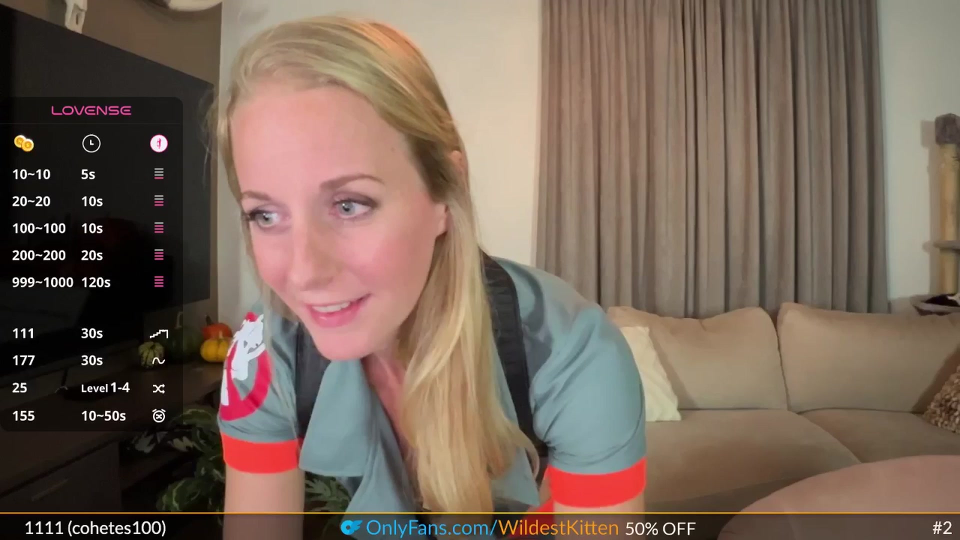 Gallery image thumbnail from WildestKitten's myfreecams stream on, 10/11/2025, 23:52 image 6 of 20
