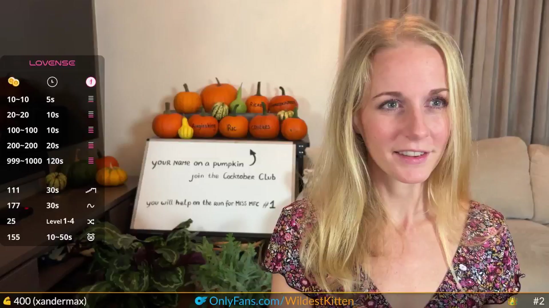 Gallery image thumbnail from WildestKitten's myfreecams stream on, 10/12/2025, 21:40 image 6 of 20