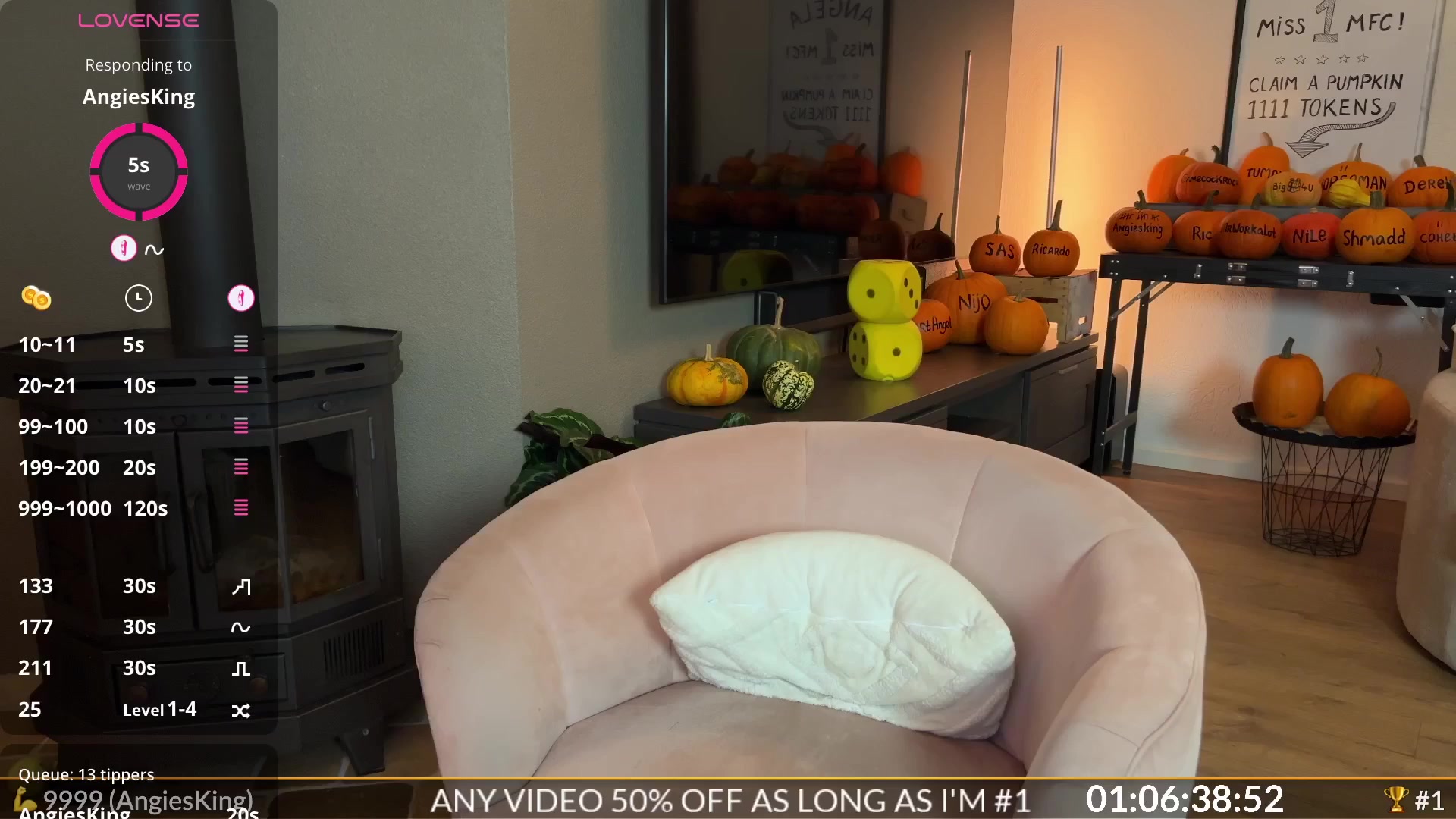 Gallery image thumbnail from WildestKitten's myfreecams stream on, 10/31/2025, 24:32 image 19 of 20