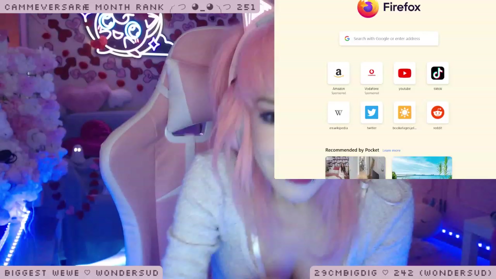 Gallery image thumbnail from WonderAna's myfreecams stream on, 02/19/2023, 23:59 image 8 of 20