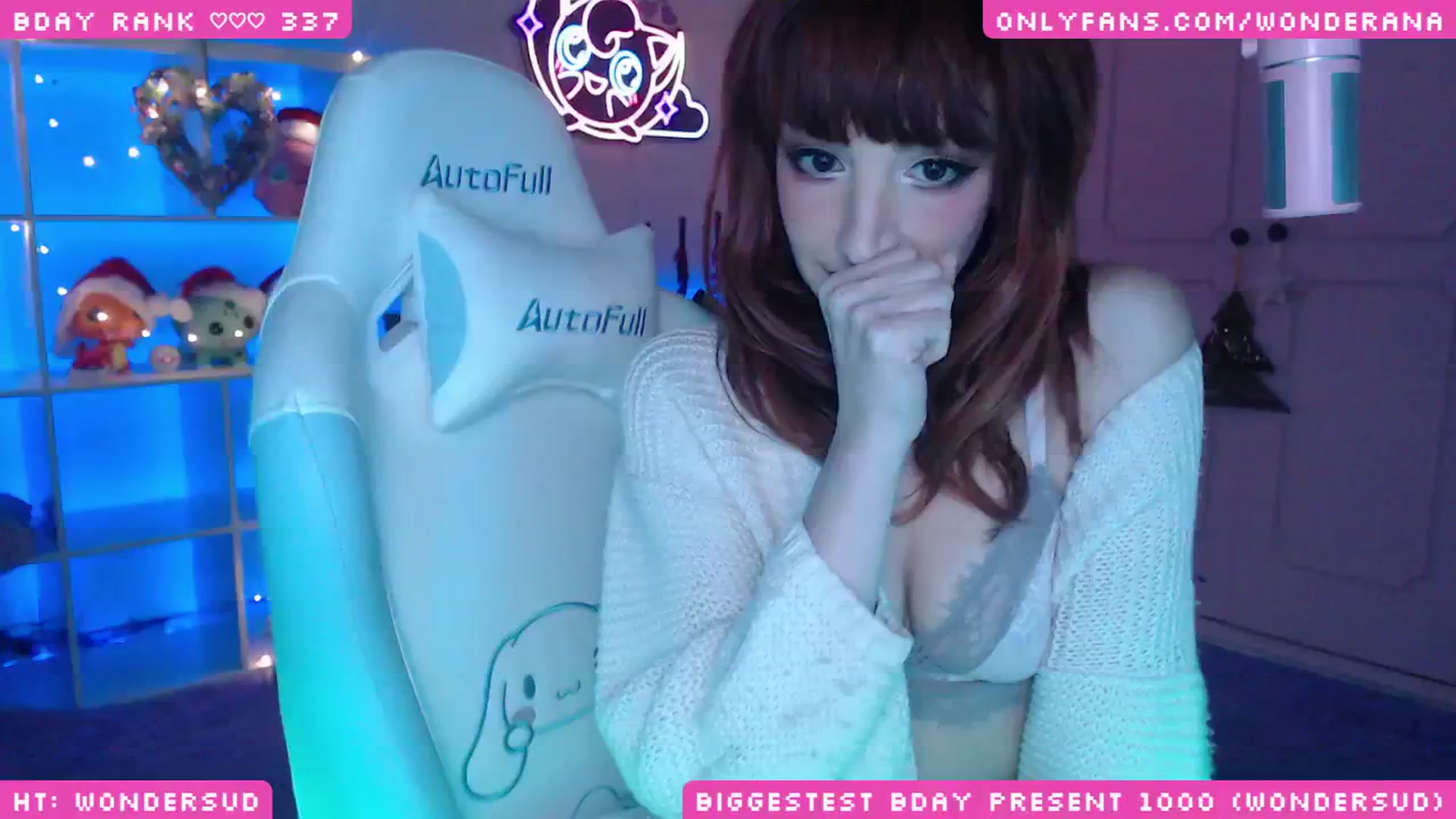 Gallery image thumbnail from WonderAna's myfreecams stream on, 12/16/2024, 24:57 image 13 of 20