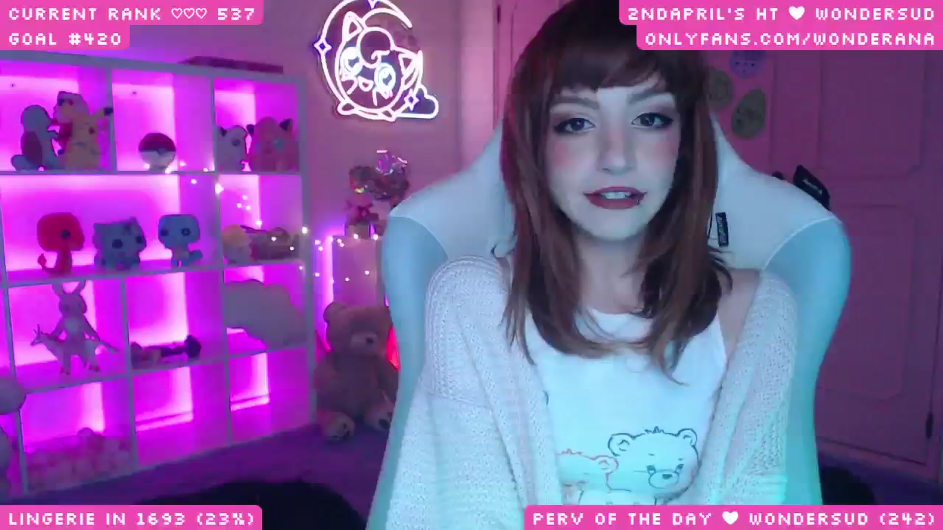 Gallery image thumbnail from WonderAna's myfreecams stream on, 05/04/2025, 21:56 image 2 of 20