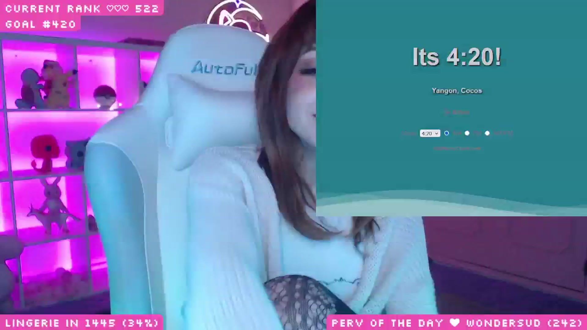 Gallery image thumbnail from WonderAna's myfreecams stream on, 05/04/2025, 21:56 image 18 of 20