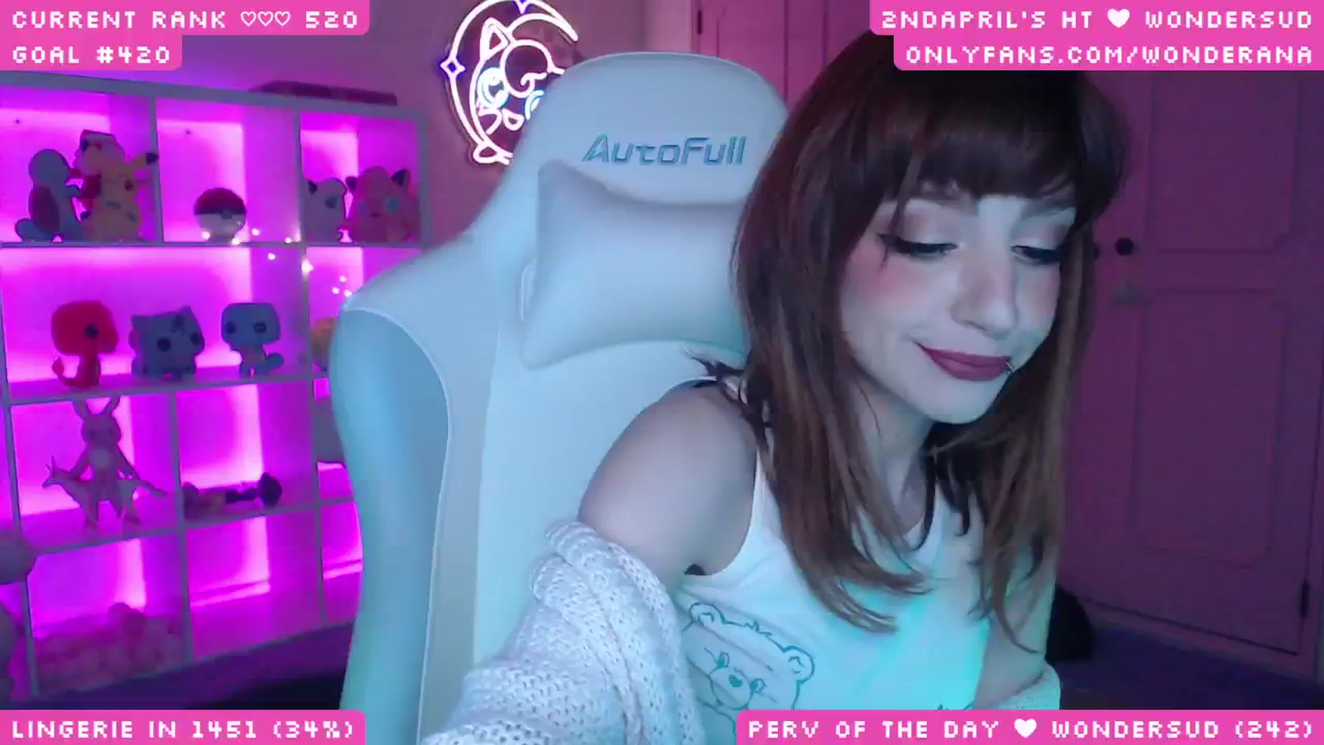Gallery image thumbnail from WonderAna's myfreecams stream on, 05/04/2025, 21:56 image 7 of 20