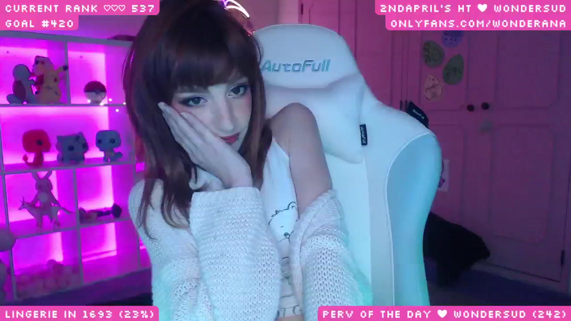 Gallery image thumbnail from WonderAna's myfreecams stream on, 05/04/2025, 21:56 image 3 of 20