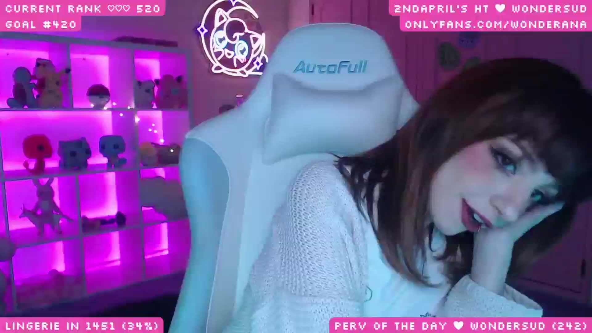Gallery image thumbnail from WonderAna's myfreecams stream on, 05/04/2025, 21:56 image 5 of 20