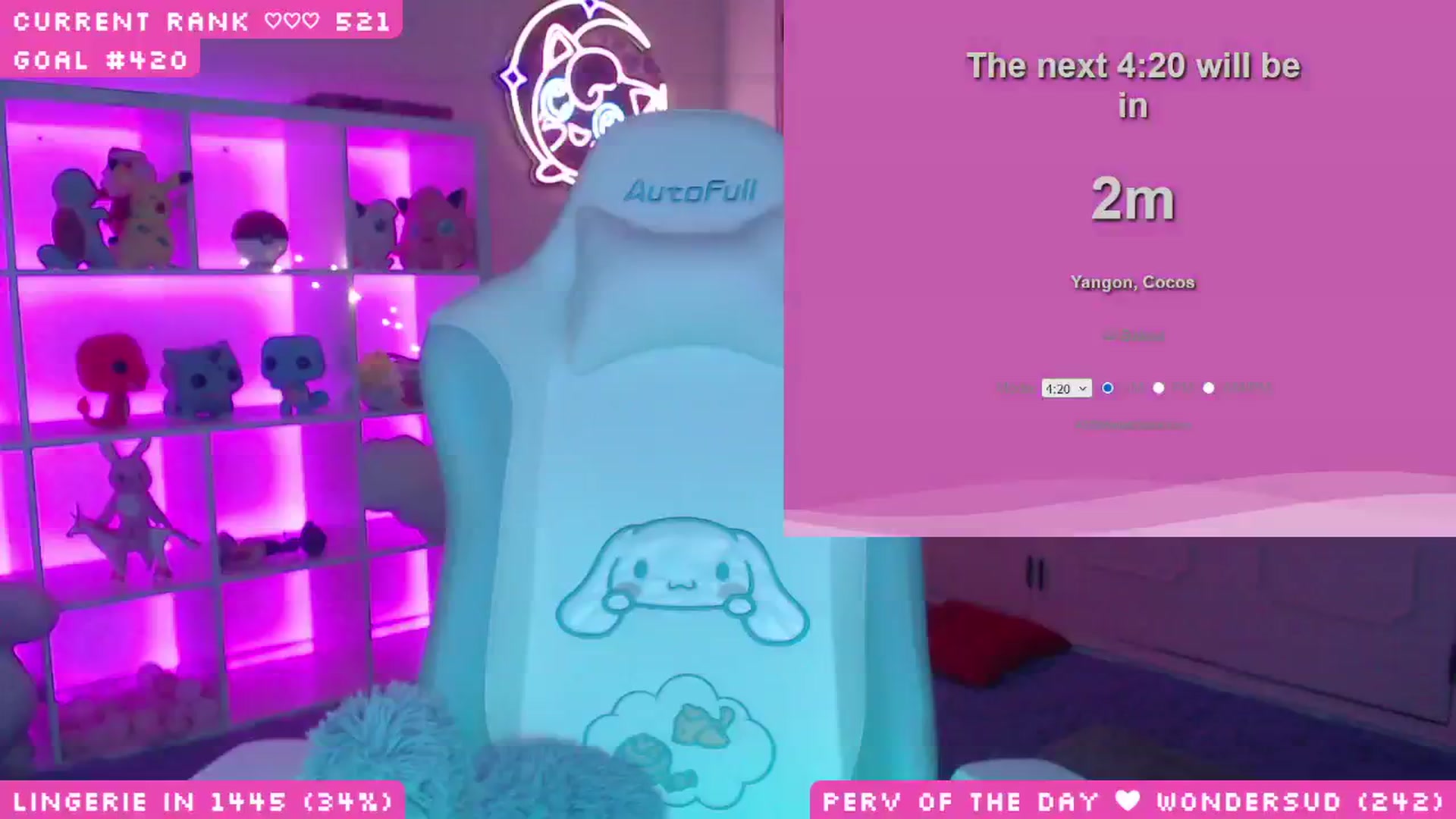 Gallery image thumbnail from WonderAna's myfreecams stream on, 05/04/2025, 21:56 image 17 of 20