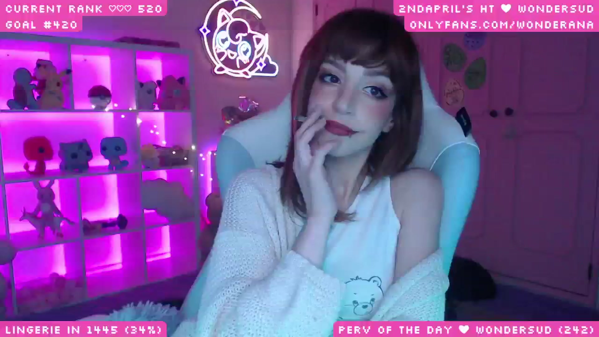 Gallery image thumbnail from WonderAna's myfreecams stream on, 05/04/2025, 21:56 image 15 of 20