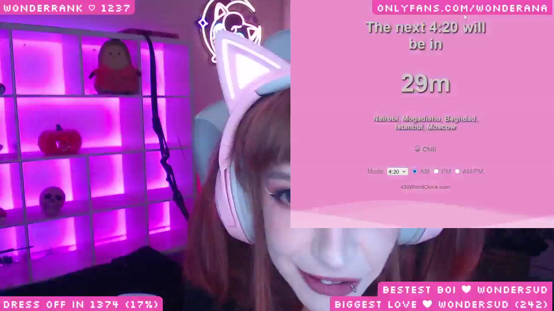 Gallery image thumbnail from WonderAna's myfreecams stream on, 11/03/2025, 01:01 image 17 of 20