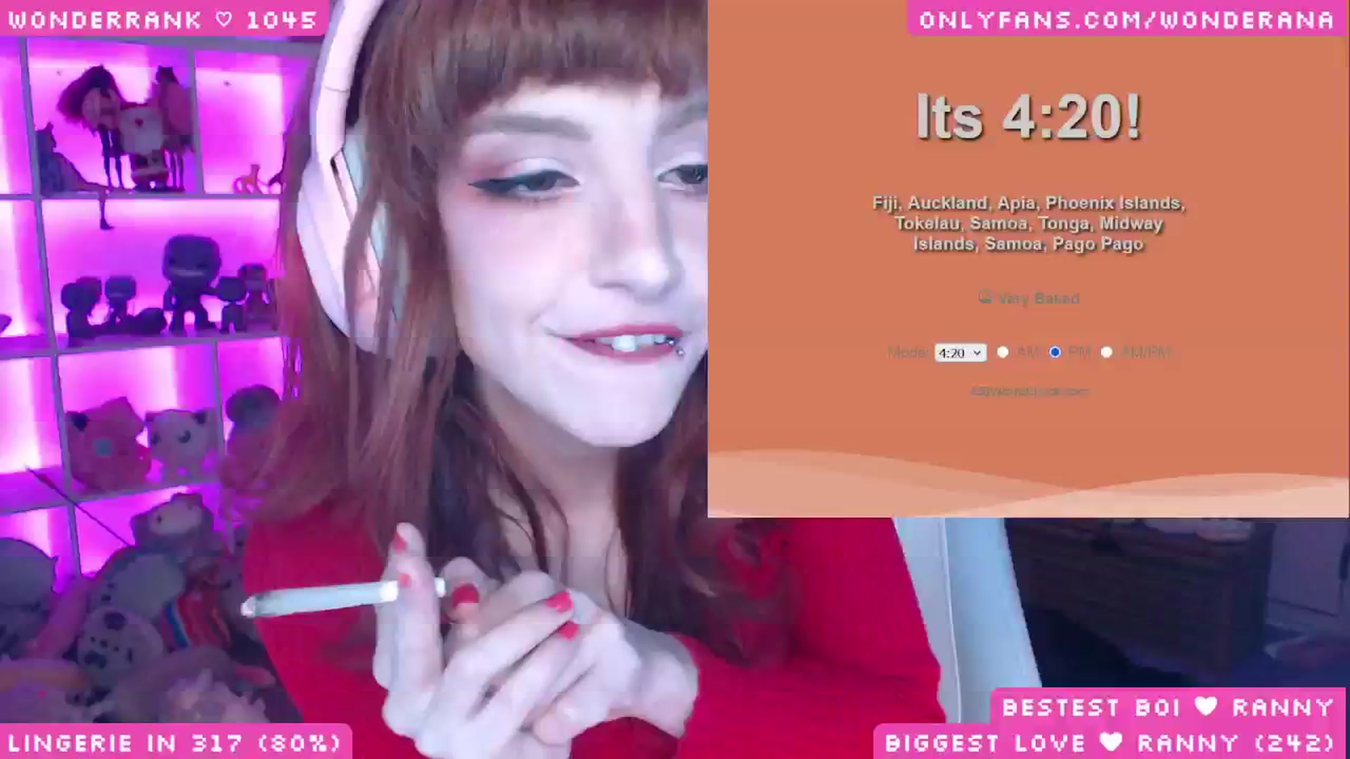 Gallery image thumbnail from WonderAna's myfreecams stream on, 11/16/2025, 04:30 image 15 of 20