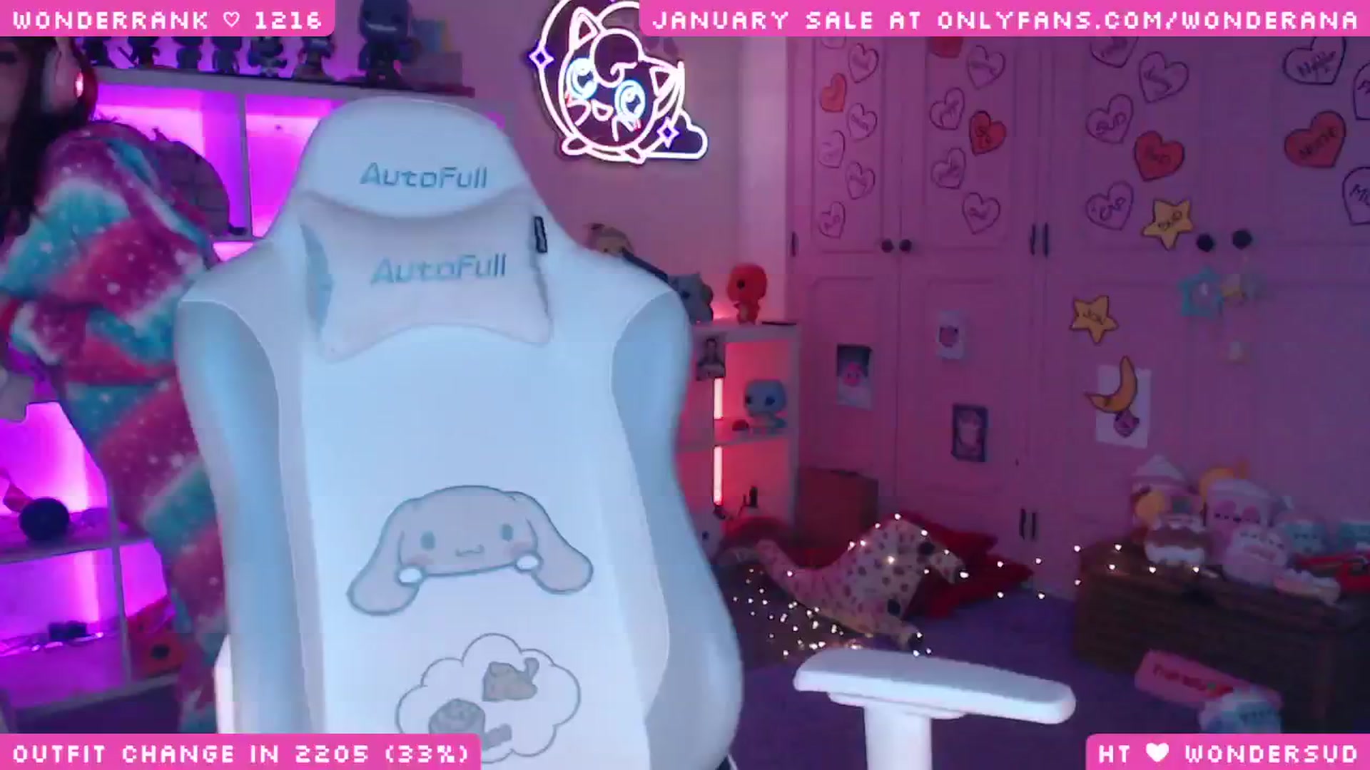 Gallery image thumbnail from WonderAna's myfreecams stream on, 01/08/2026, 01:55 image 19 of 20