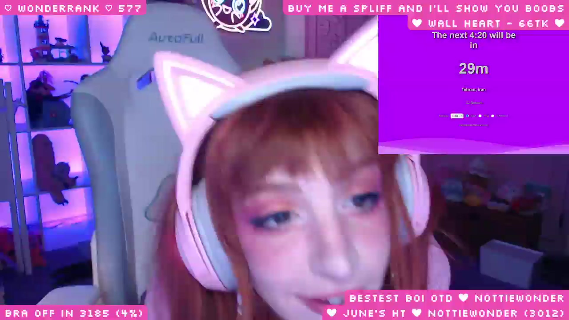 Gallery image thumbnail from WonderAna's myfreecams stream on, 06/14/2026, 24:25 image 18 of 20