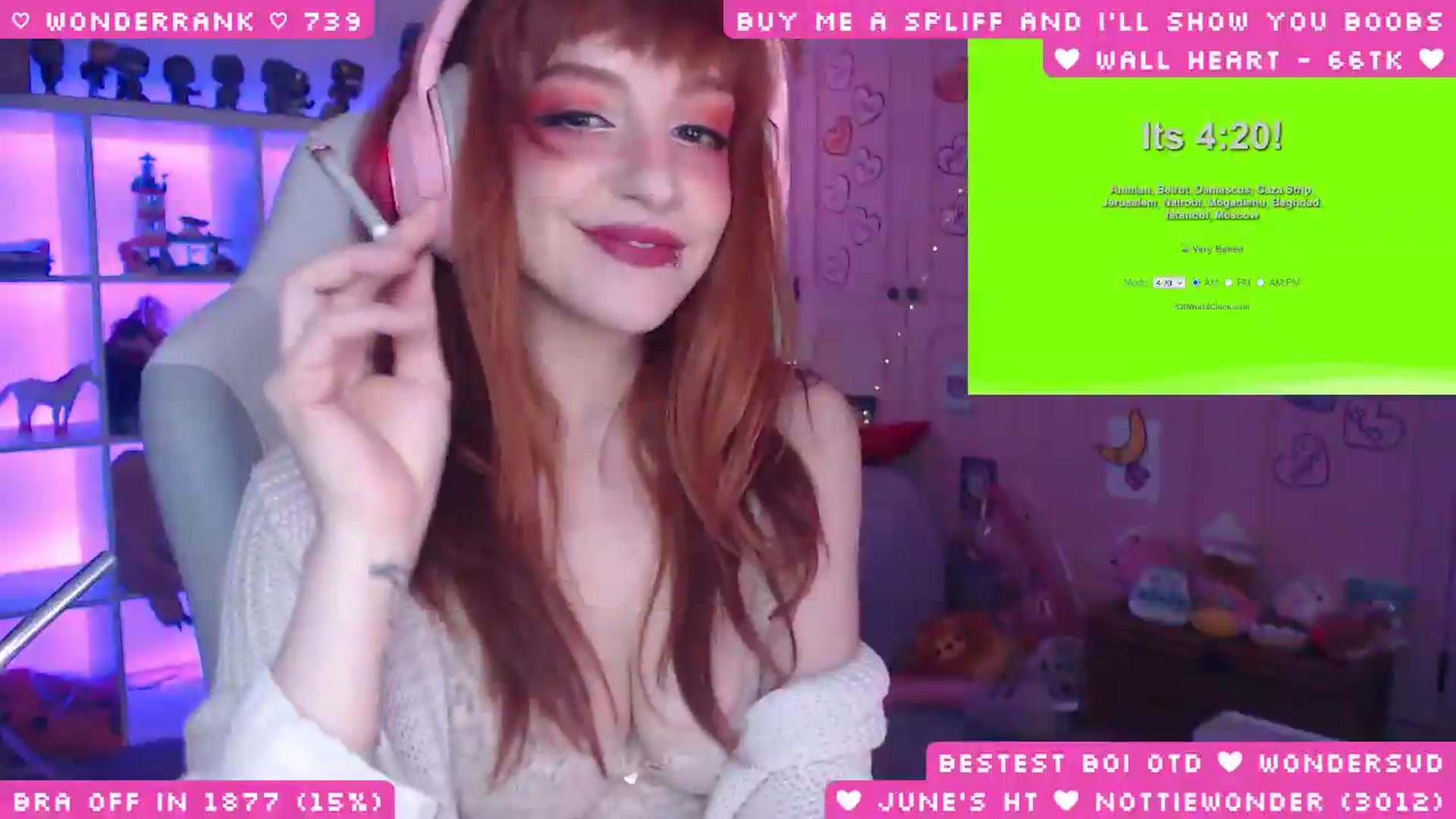 Gallery image thumbnail from WonderAna's myfreecams stream on, 06/19/2026, 03:29 image 8 of 20