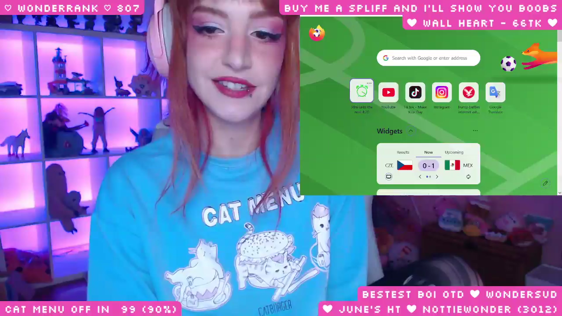 Gallery image thumbnail from WonderAna's myfreecams stream on, 06/25/2026, 02:43 image 19 of 20
