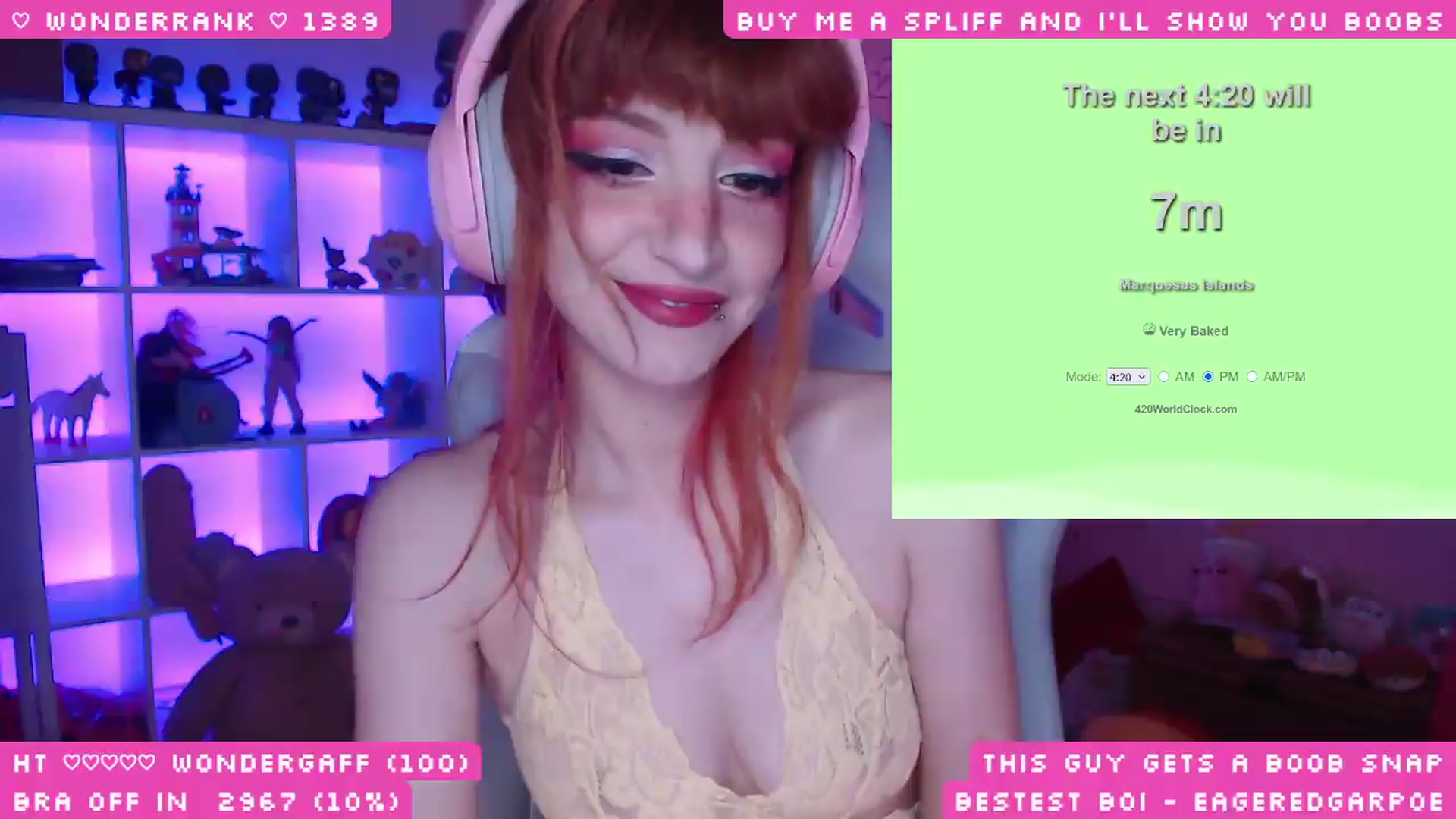 Gallery image thumbnail from WonderAna's myfreecams stream on, 07/19/2026, 03:28 image 11 of 20