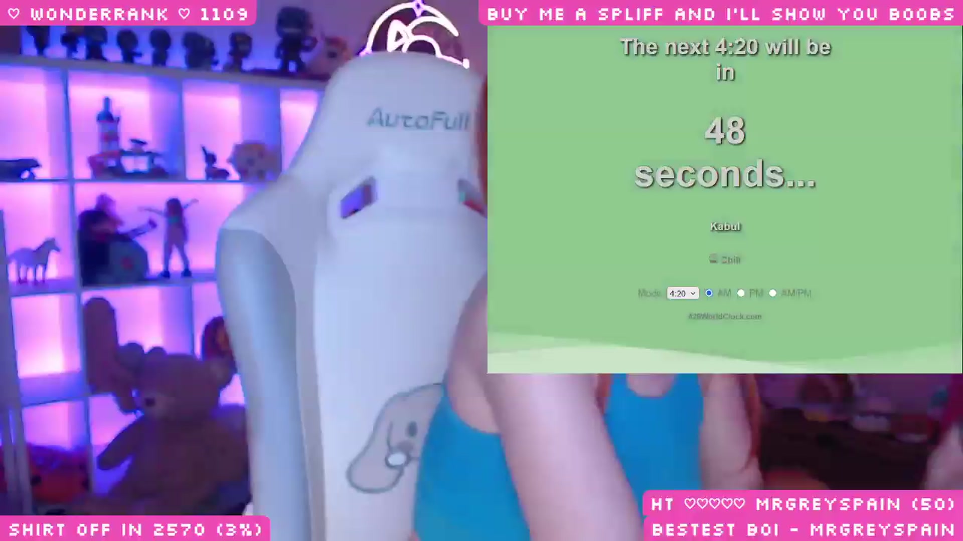 Gallery image thumbnail from WonderAna's myfreecams stream on, 07/28/2026, 24:00 image 14 of 20